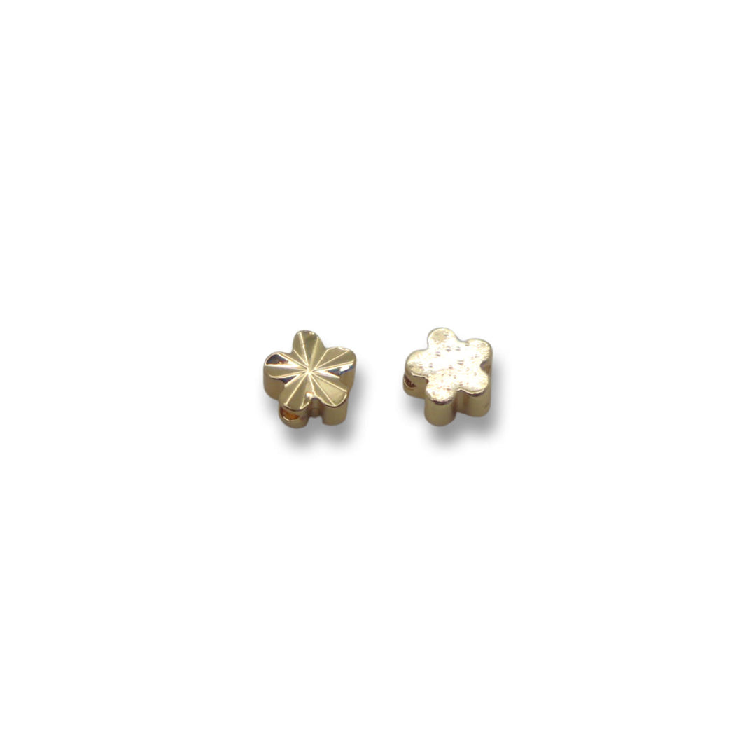 18Kt Gold Plated Flower spacers (verities)