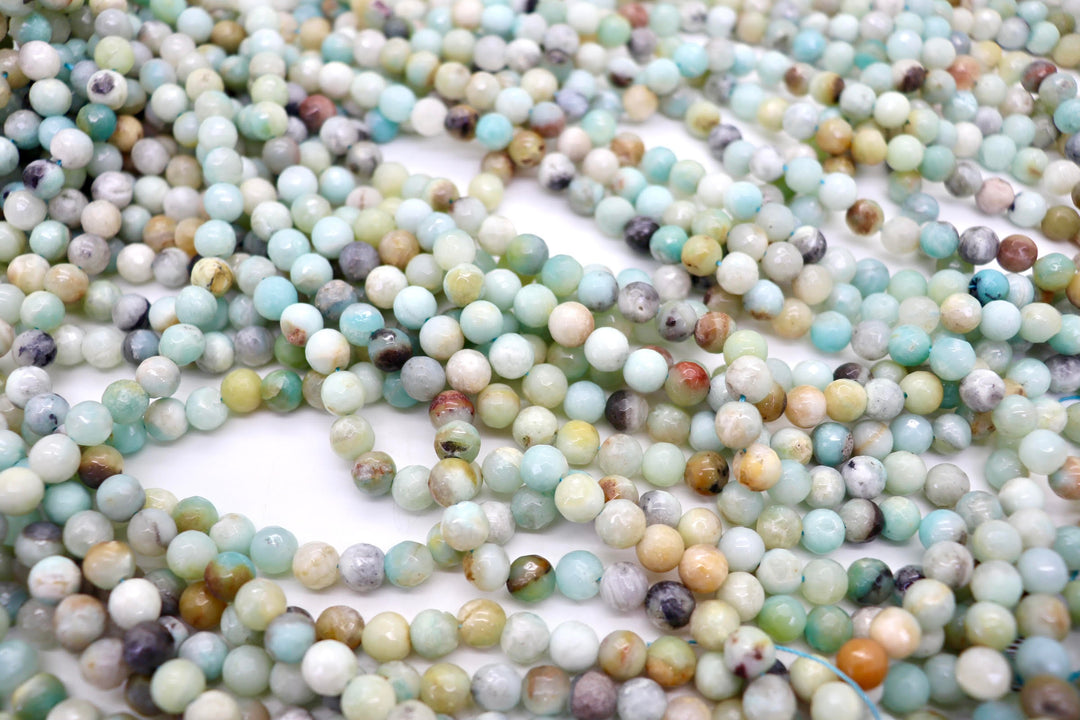 Natural Amazonite Round/Faceted Beads