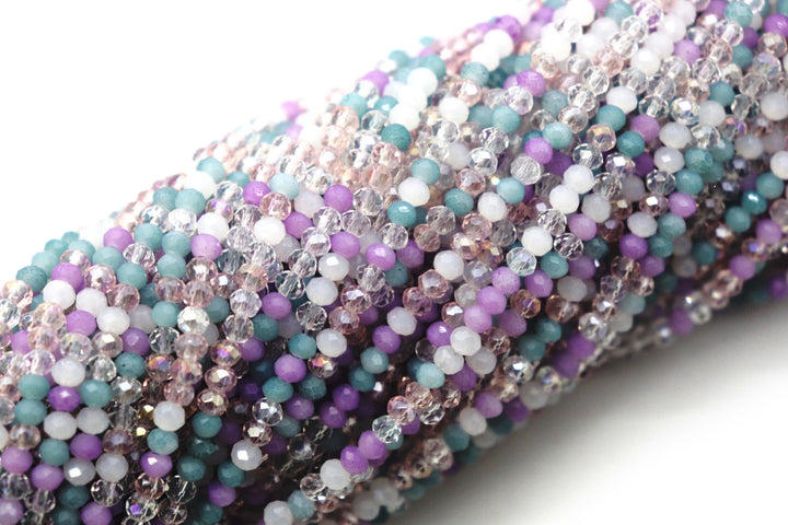 Faceted Crystal Rondelle Mix Collection