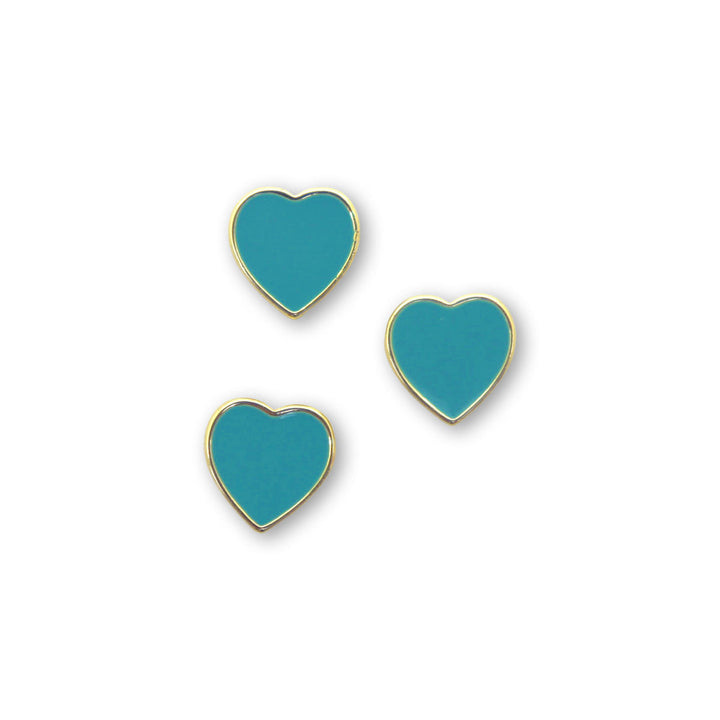 Enamel 18kt Gold plated Heart Spacer