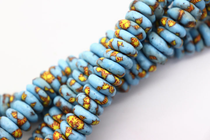 Donut Shaped African Beads 10mm